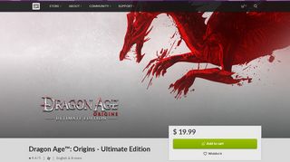 
                            13. Dragon Age™: Origins - Ultimate Edition on GOG.com