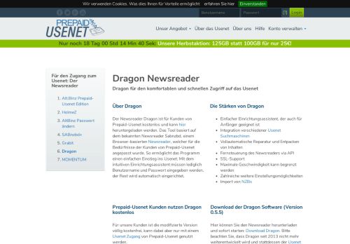 
                            3. Dragon - der Usenet Newsreader von Prepaid-Usenet - Prepaid ...