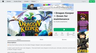 
                            7. Dragon Keeper - Roblox