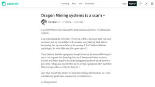 
                            13. Dragon Mining systems is a scam — Steemit