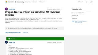 
                            9. Dragon Nest can't run on Windows 10 Technical Preview - Microsoft ...