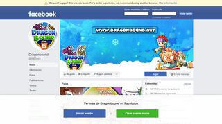 
                            4. Dragonbound - Inicio | Facebook