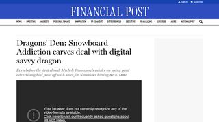 
                            12. Dragons' Den: Snowboard Addiction carves deal with digital savvy ...