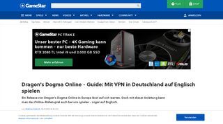 
                            2. Dragon's Dogma Online - Guide: Mit VPN in Deutschland auf ...
