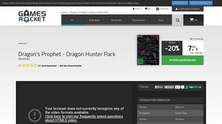 
                            12. Dragon's Prophet - Dragon Hunter Pack downloaden und billig kaufen