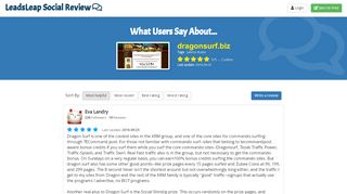 
                            11. Dragonsurf.biz Review - What Users Say? - LeadsLeap
