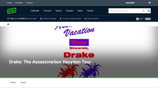 
                            8. Drake: The Assassination Vacation Tour | Tele Ticket Service