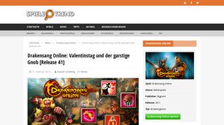 
                            10. Drakensang Online: Valentinstag und der garstige Gnob [Release 41 ...