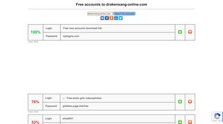 
                            7. drakensang-online.com - free accounts, logins and passwords