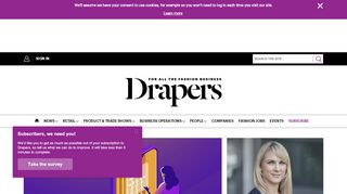 
                            1. Drapers: Fashion retail industry news, trends and analysis