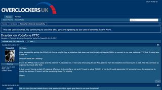 
                            11. Draytek on Vodafone FTTC | Overclockers UK Forums