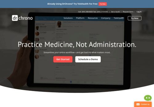 
                            11. DrChrono: EHR, Medical Billing & Practice Management