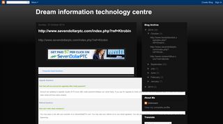 
                            7. Dream information technology centre: http://www.sevendollarptc ...