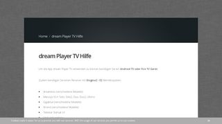 
                            12. dream Player TV Hilfe - dream EPG Premium