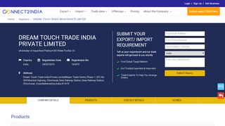 
                            9. DREAM TOUCH TRADE INDIA PRIVATE LIMITED - Supplier of ...