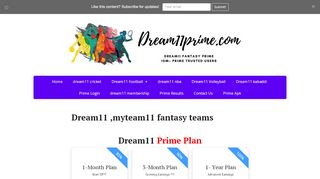 
                            5. dream11 prime teams | Dream11 Team Premium