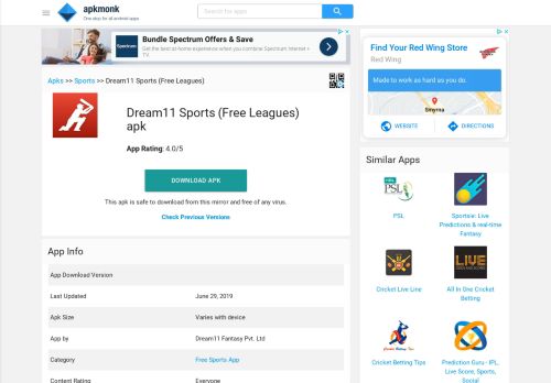 
                            8. Dream11 Sports (Free Leagues) Apk Download latest version 3.28.0 ...