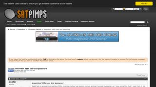 
                            3. dreambox 500s user and password - Satpimps