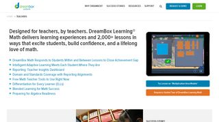 
                            1. DreamBox Learning Math for Teachers