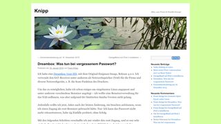 
                            9. Dreambox: Was tun bei vergessenem Passwort? | Knipp