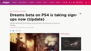 
                            10. Dreams beta on PS4 is taking sign-ups now (Update) - Polygon