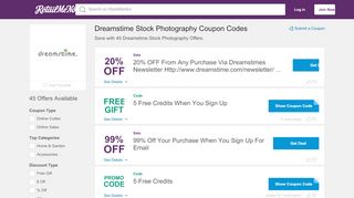 
                            10. Dreamstime Stock Photography Promo Codes, 33 Coupons 2019