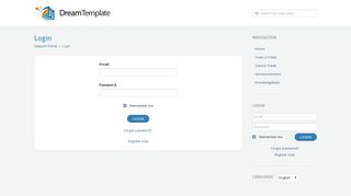 
                            1. DreamTemplate - Login