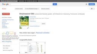 
                            11. Dreamweaver CS3: professionelle Webseiten gestalten ; ...