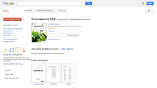 
                            9. Dreamweaver CS4: Workshops für professionelles Webdesign - Hasil Google Books