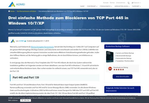 
                            10. Drei einfache Methode zum Blockieren von TCP Port 445 in Windows ...