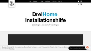 
                            7. Drei Home Installationshilfe | Drei.at