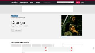 
                            11. Drenge Bristol Tickets, Rough Trade Bristol, 26 Feb 2019 – Songkick