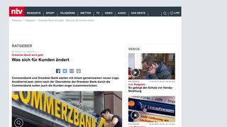 
                            7. Dresdner Bank wird gelb: Was sich für Kunden ändert - n-tv.de