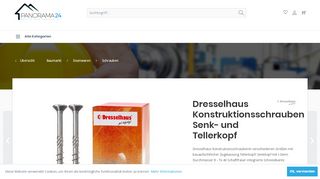 
                            10. Dresselhaus Konstruktionsschrauben Senk- und Tellerkopf ...