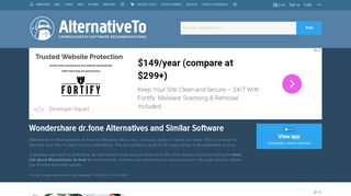 
                            5. dr.fone toolkit Alternatives and Similar Software - AlternativeTo.net