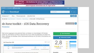 
                            8. dr.fone toolkit - iOS Data Recovery | heise Download