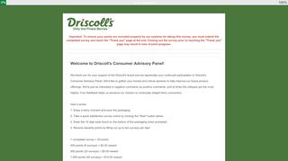 
                            6. Driscoll's Advisory Panel - Qualtrics
