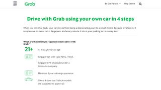 
                            6. Drive with Grab using your own car in 4 steps | Grab SG