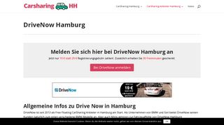 
                            12. DriveNow – Alle Infos zu DriveNow CarSharing in Hamburg