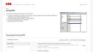 
                            10. DrivePM - Software tools | ABB