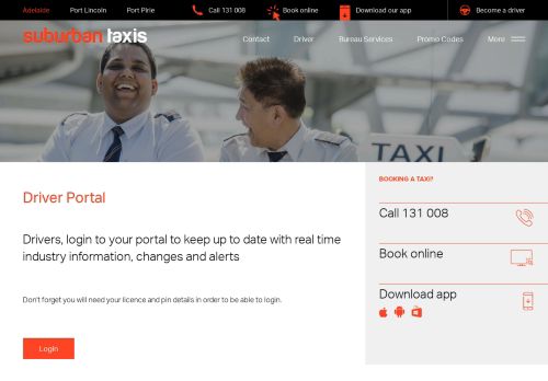 
                            9. Driver Portal | Suburban Taxis Adelaide