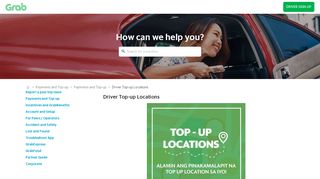 
                            11. Driver Top-up Locations - Driver - Grab Help Centre