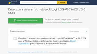 
                            4. Drivers de webcam para o Login LOG-M301H-CD V 2.0 CST4 | Baixar ...