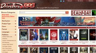 
                            2. DriveThruRPG.com - The Largest RPG Download Store!