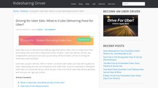 
                            11. Driving for UberEats: What it's like delivering food for Uber ...