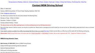 
                            11. Driving lessons in Reading, Earley, Woodley - MSM Driving School
