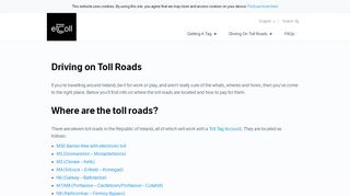 
                            7. Driving on Irish Toll Roads - eToll