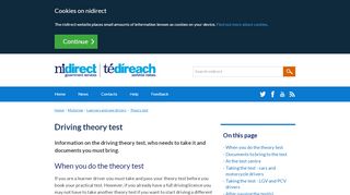 
                            13. Driving theory test | nidirect