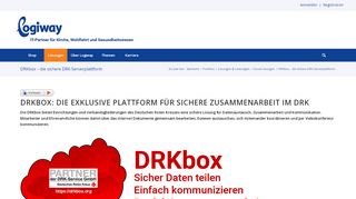 
                            6. DRKbox – die sichere DRK-Serverplattform - Logiway