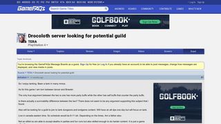 
                            9. Drocoloth server looking for potential guild - TERA Message Board for ...
